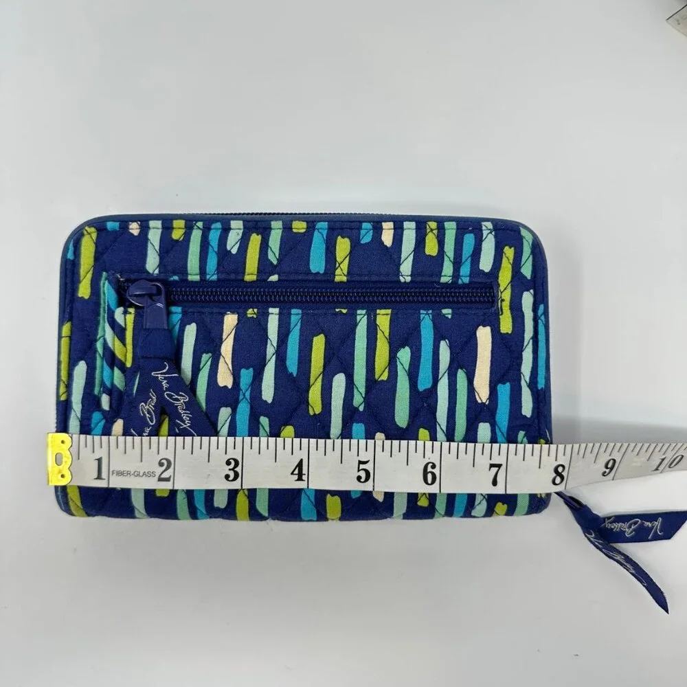 Vera Bradley Turnlock Wallet Katalina Showers Zip Around Organize
